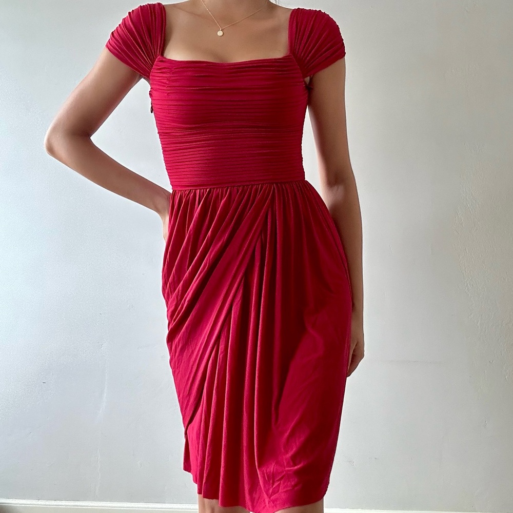 GORGEOUS BCBG MAXAZRIA X-Small (XS) Red Dress NEVER WORN